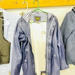 Stylish Navy Men's Raincoat